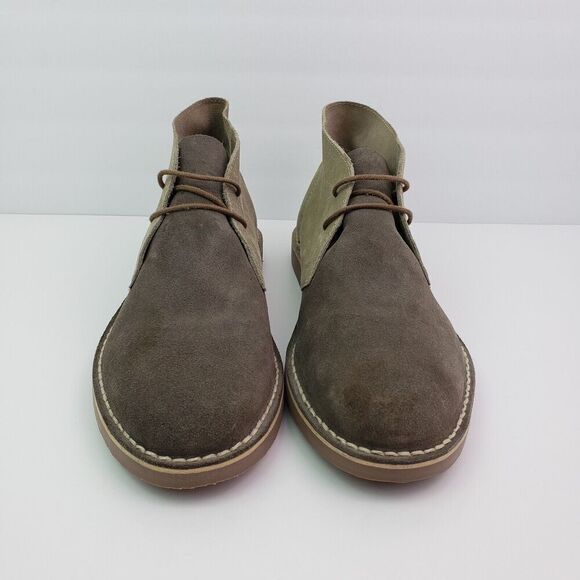 Robert Wayne Greyson Mens Size 11 D Beige Taupe Suede Leather Chukka Boots main image 6